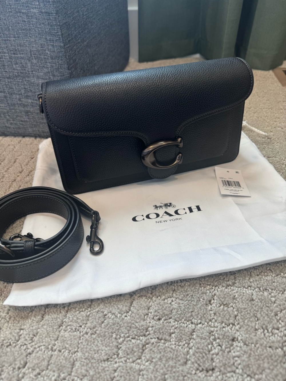 Coach Black Tabby Shoulder Bag 26